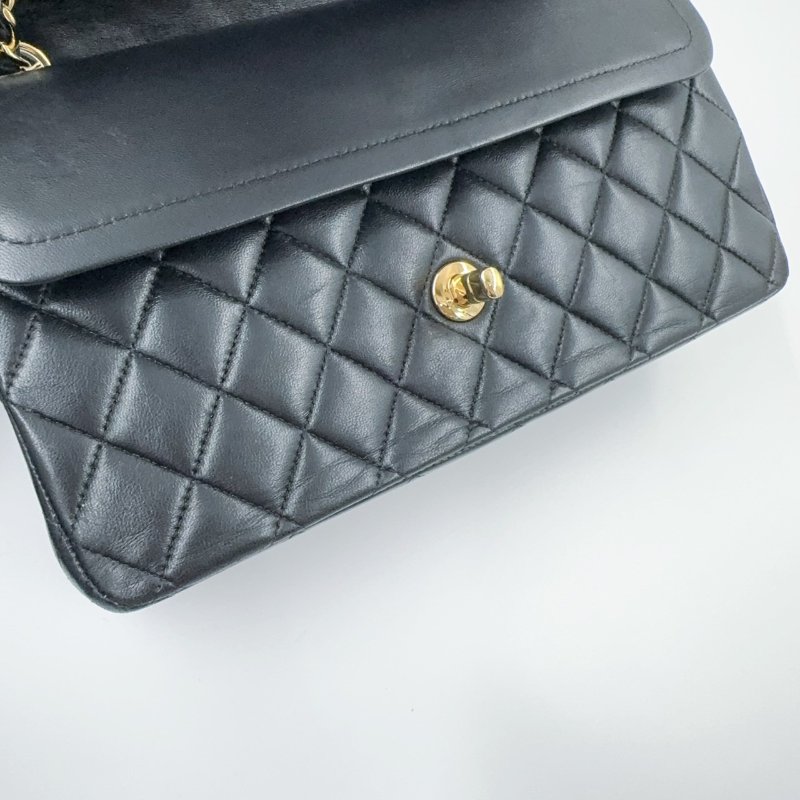 Chanel黑金羊皮coco25/A01112-9