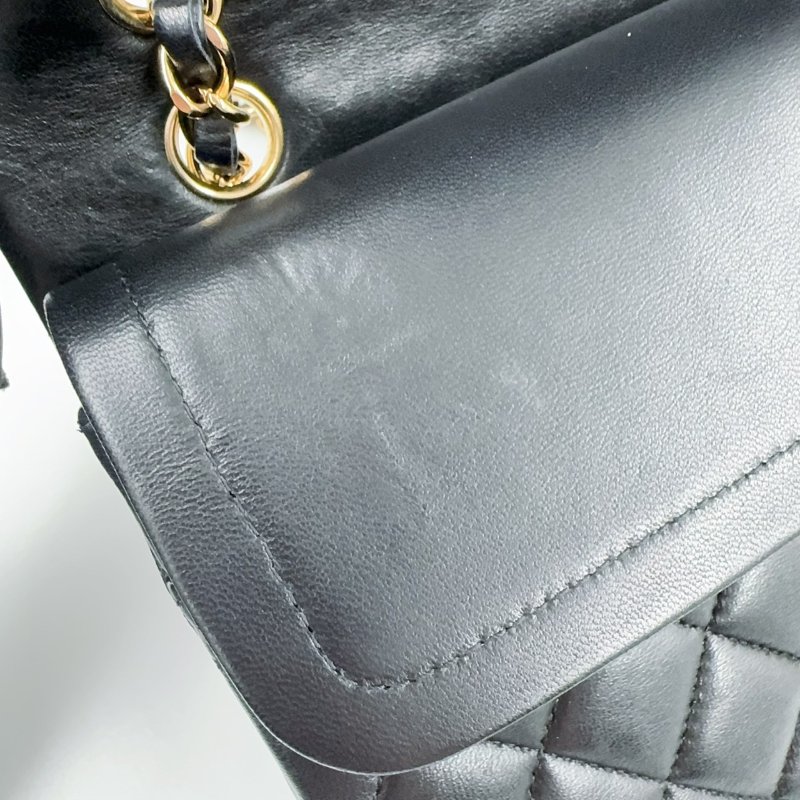 Chanel黑金羊皮coco25/A01112-10