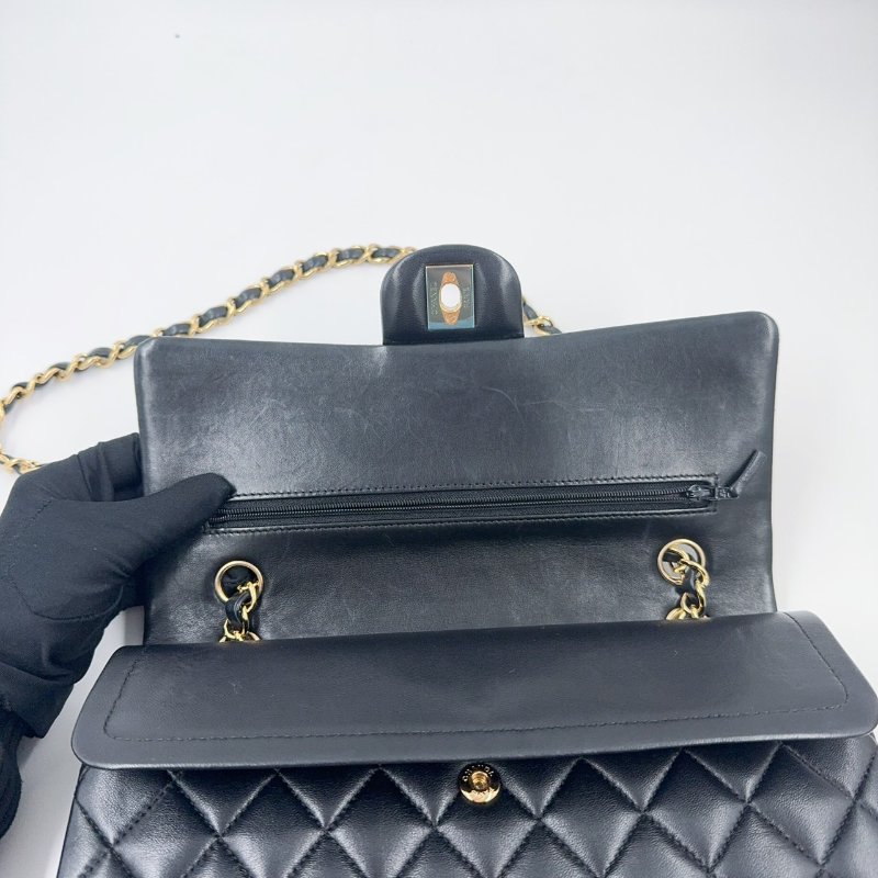 Chanel黑金羊皮coco25/A01112-13