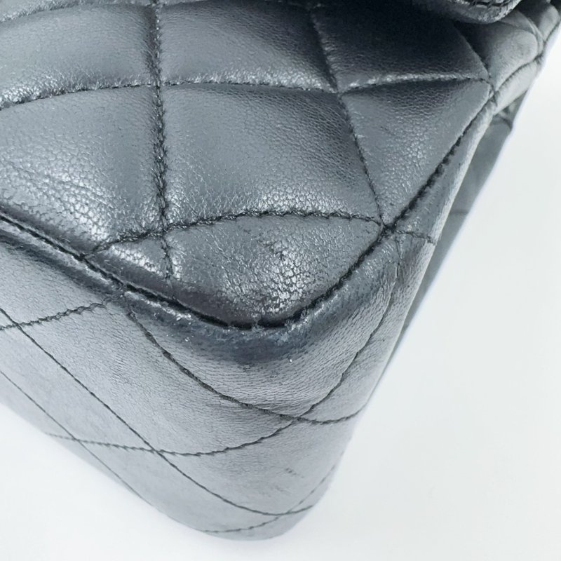 Chanel黑金羊皮coco25/A01112-14