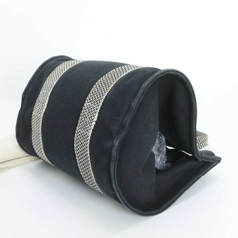 愛馬仕 Cannes PM 手提包，帶小袋，托特包，黑色，女士-5