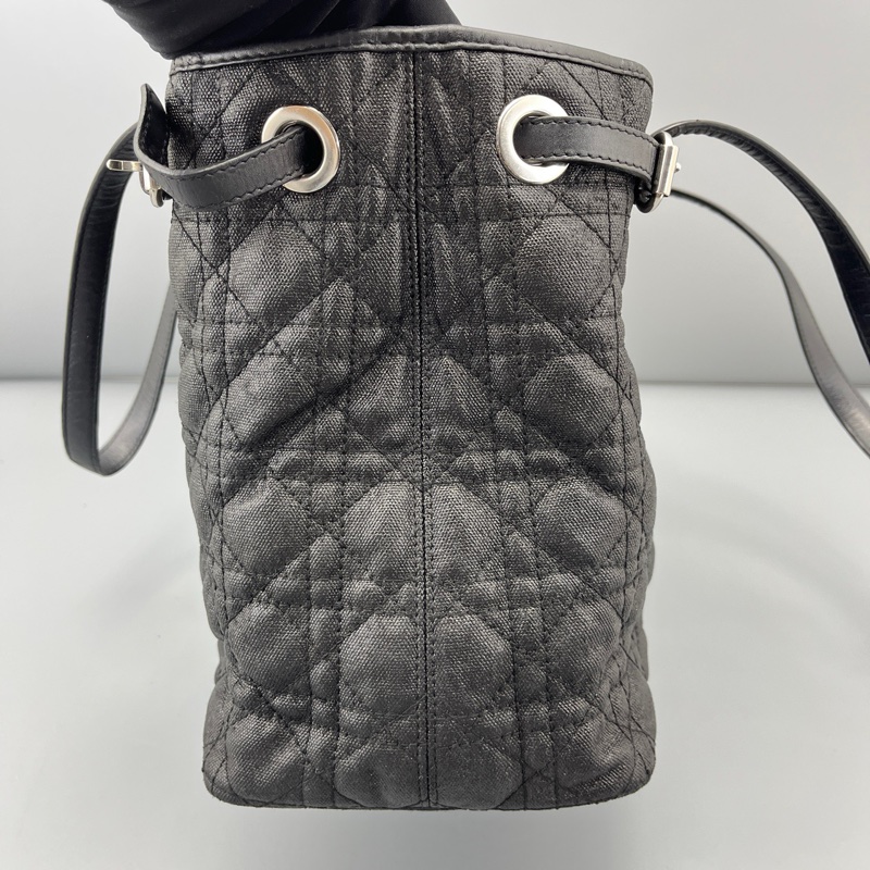 Dior迪奧菱格科技布托特包黑色 約31*23*15cm-2