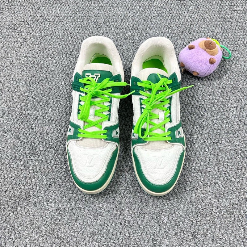 lv白綠trainer休閒運動鞋-1