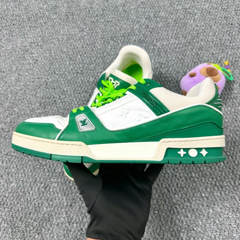 lv白綠trainer休閒運動鞋-2