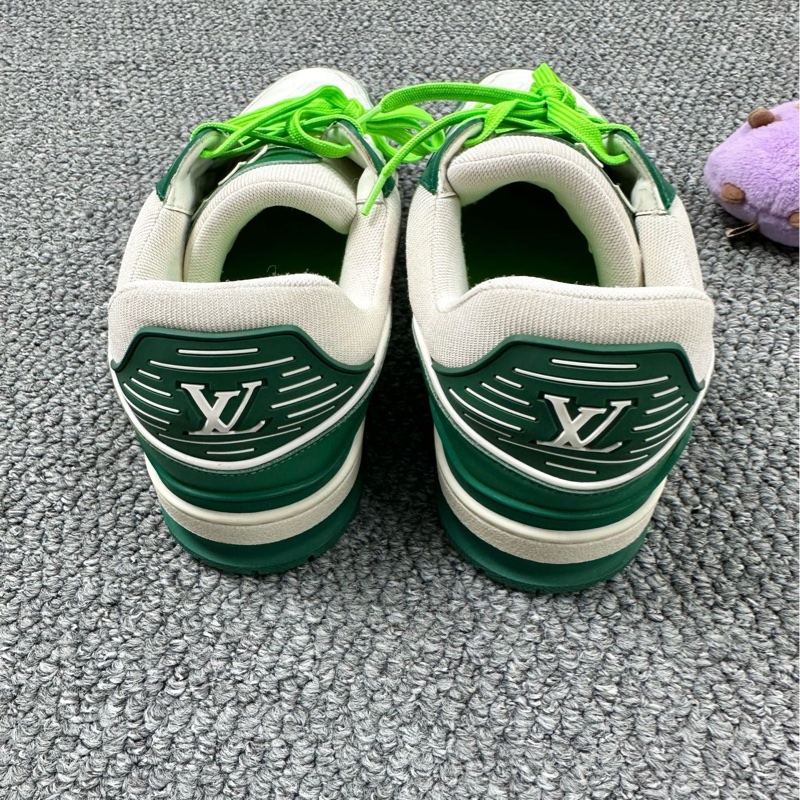 lv白綠trainer休閒運動鞋-3