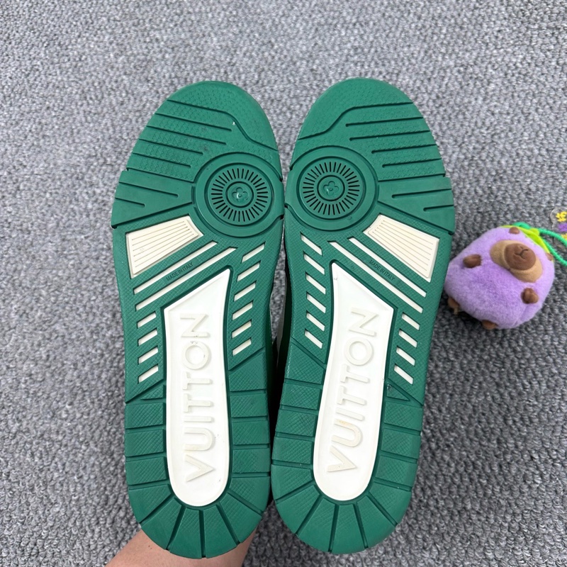 lv白綠trainer休閒運動鞋-4