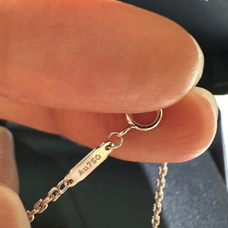 Tiffany T Smile 鑲鑽項鍊（最大號 / Extra Large） 滿鑽石白金-10