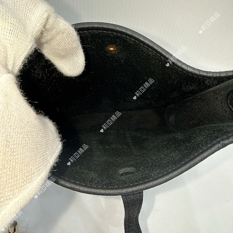 莉亞精品♡ Hermes Evelyne 16 黑金 W刻-11