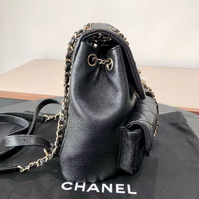 Chanel香奈兒Duma青蛙雙肩包中號23芯片-3