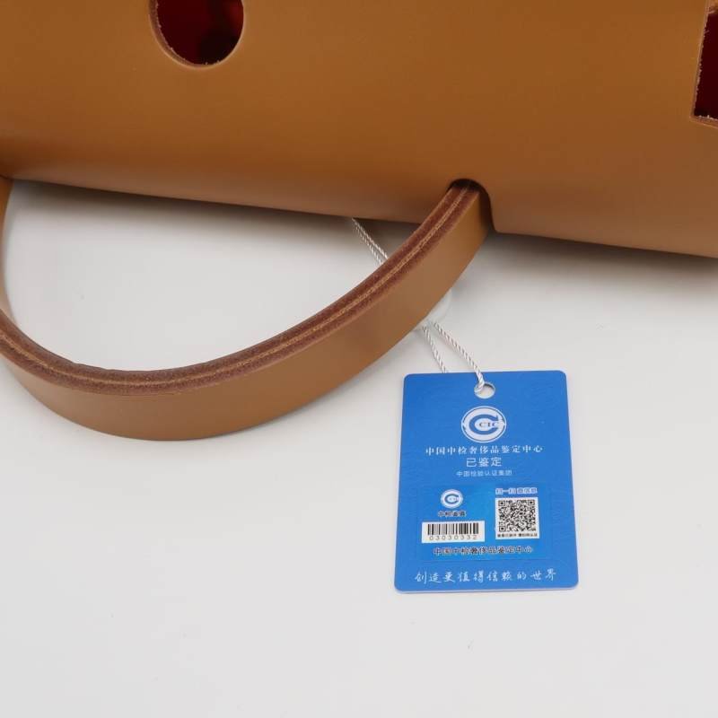 Hermes Herbag31馬鞍釘鎖扣斜挎包單肩包Hunter牛皮帆布銀扣8V罌粟橙棕色U刻-8