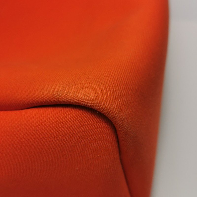 Hermes Herbag31馬鞍釘鎖扣斜挎包單肩包Hunter牛皮帆布銀扣8V罌粟橙棕色U刻-17