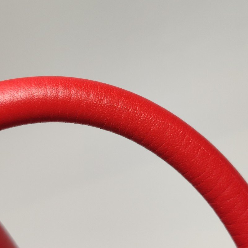 Hermes Lindy30旋扣單肩包Clemence(TC)牛皮銀扣S3心紅色D刻-20