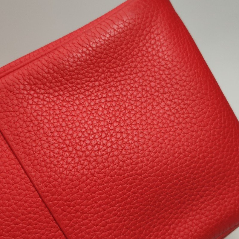 Hermes Lindy30旋扣單肩包Clemence(TC)牛皮銀扣S3心紅色D刻-22
