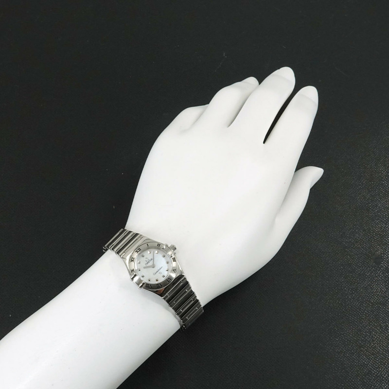 歐米茄星座系列迷你精選1561 71女錶 白色錶殼 石英錶-2