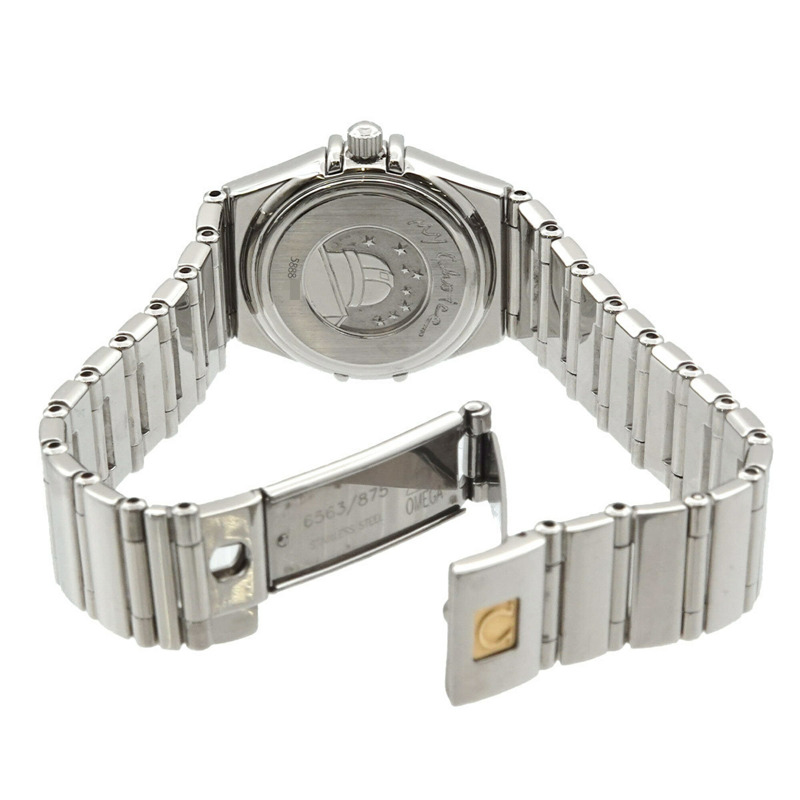 歐米茄星座系列迷你精選1561 71女錶 白色錶殼 石英錶-3