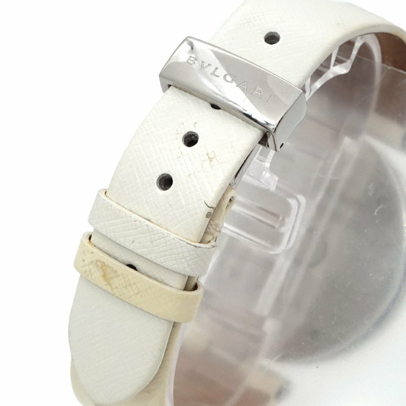寶格麗 BVLGARI B-zero 1 雙心 BZ35S 女士腕錶 鑽石 白色錶殼 石英錶-6
