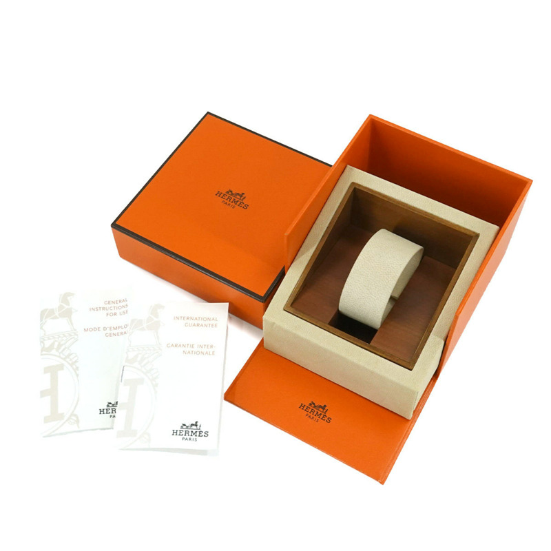 愛馬仕 Clipper CL4 210 女士腕錶，日期顯示，白色錶殼，石英錶-1