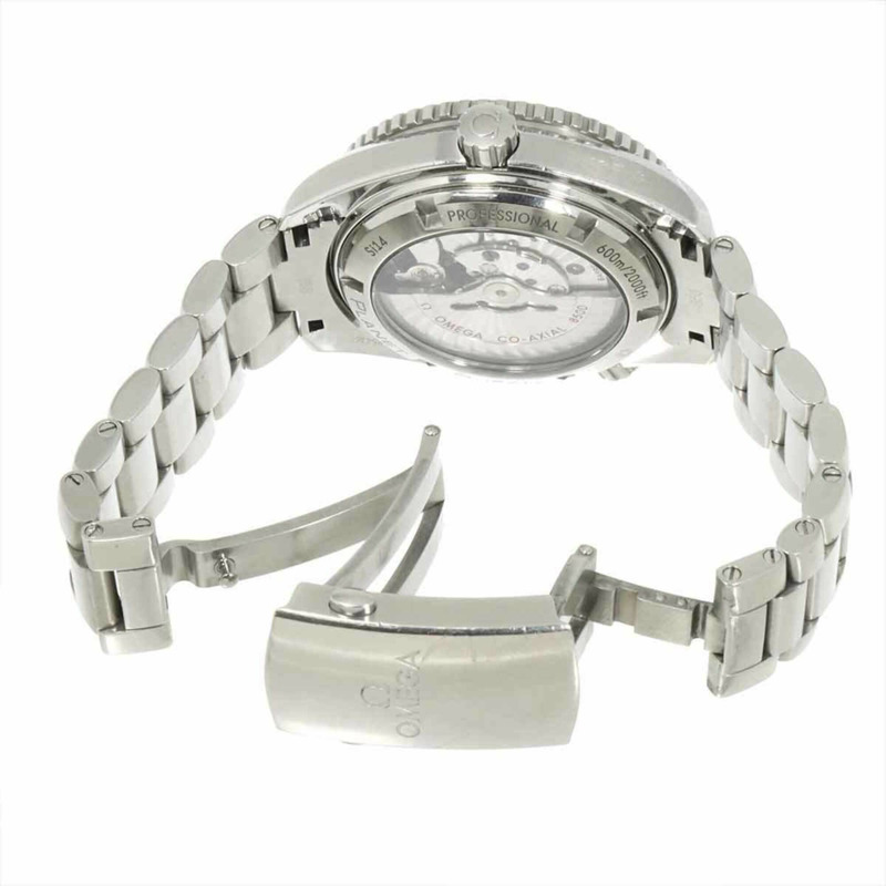 歐米茄海馬系列海洋宇宙600公尺潛水錶 232 30 42 21 01 002 男士腕錶，日期顯示，黑色錶盤，自動機械機芯-4