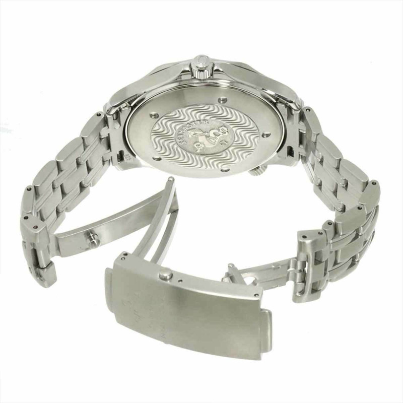 歐米茄海馬系列300公尺潛水錶 2261 50 男士腕錶，日期顯示，黑色，石英錶-3