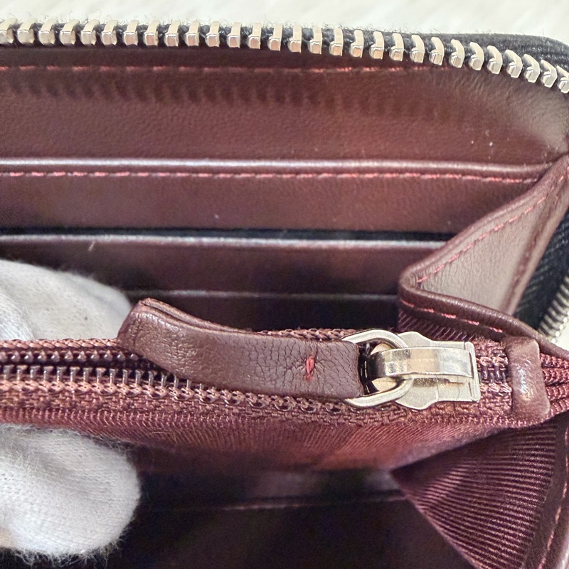 CHANEL A50097 黑羊皮菱格紋銀釦 零錢 發財 長夾 皮夾-32