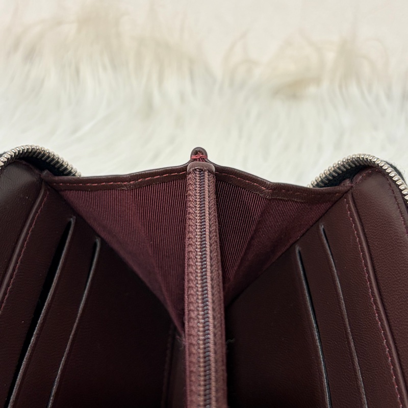 CHANEL A50097 黑羊皮菱格紋銀釦 零錢 發財 長夾 皮夾-44