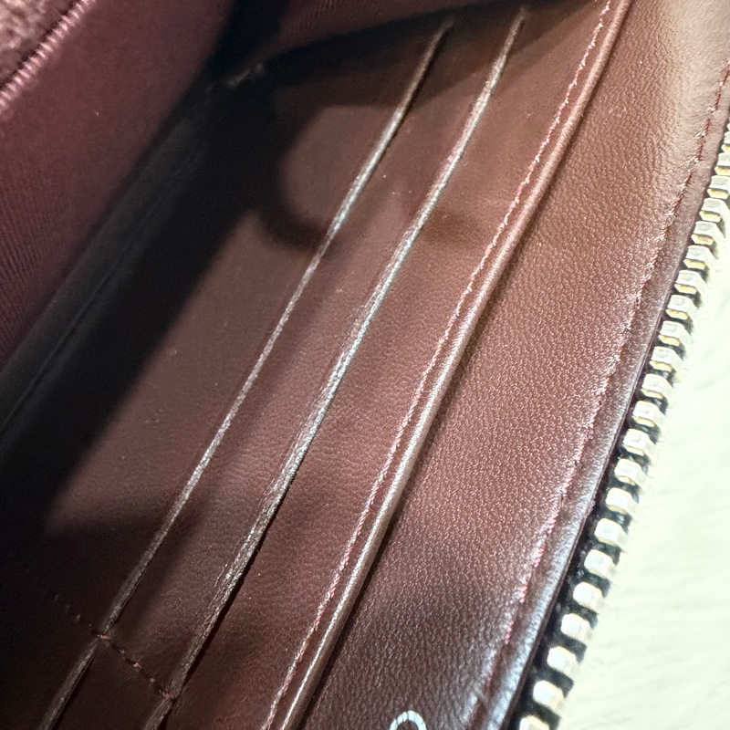 CHANEL A50097 黑羊皮菱格紋銀釦 零錢 發財 長夾 皮夾-55