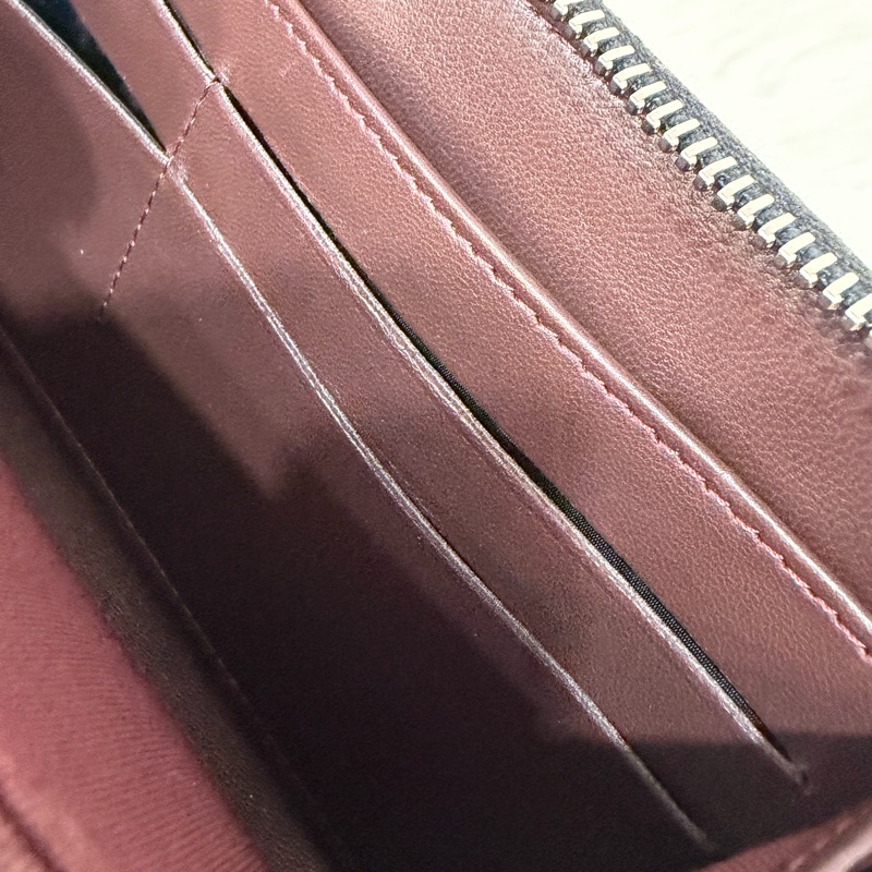 CHANEL A50097 黑羊皮菱格紋銀釦 零錢 發財 長夾 皮夾-56