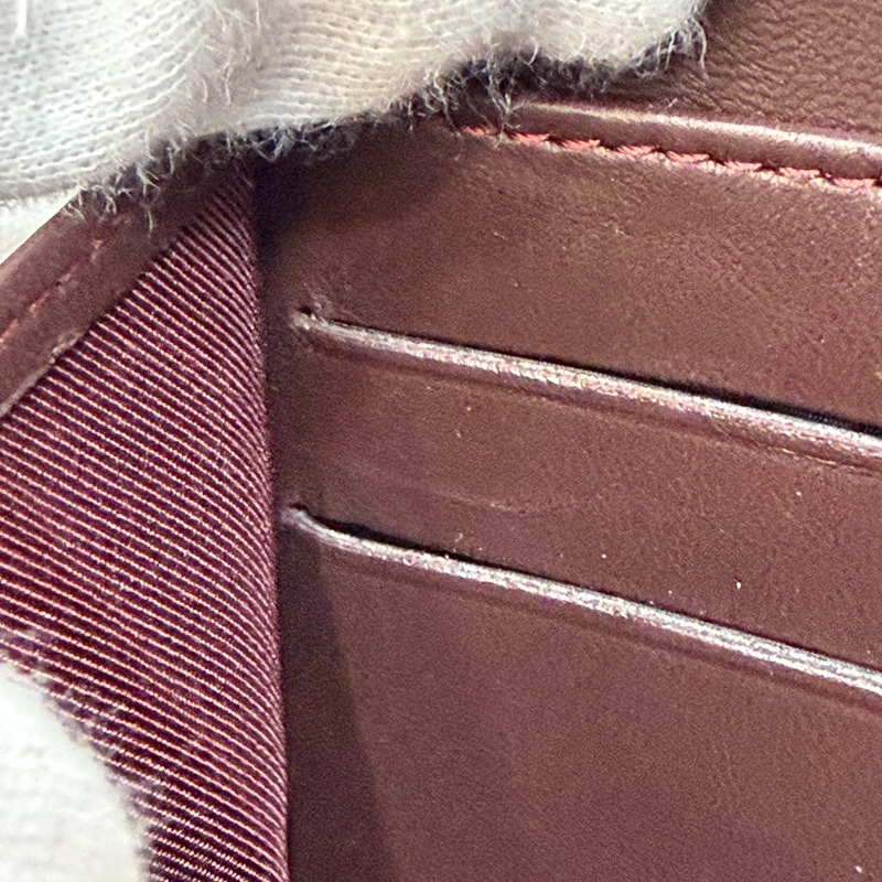 CHANEL A50097 黑羊皮菱格紋銀釦 零錢 發財 長夾 皮夾-58