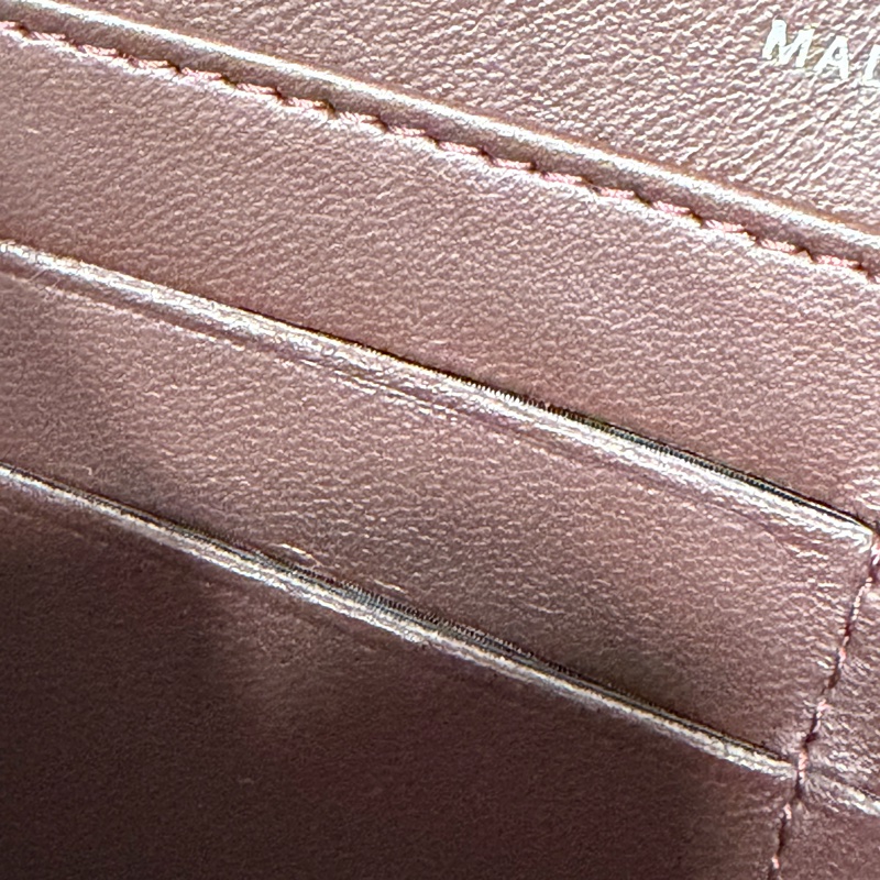 CHANEL A50097 黑羊皮菱格紋銀釦 零錢 發財 長夾 皮夾-59