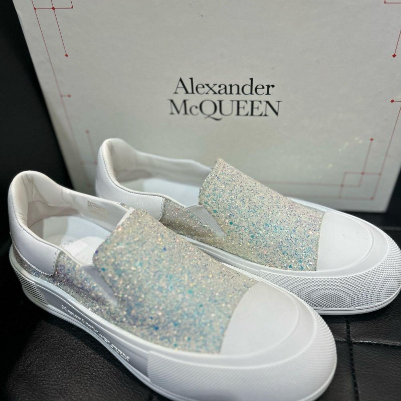 💎Han's house精品服飾💎ALEXANDER MCQUEEN MCQ 亮片 皮革鞋-0
