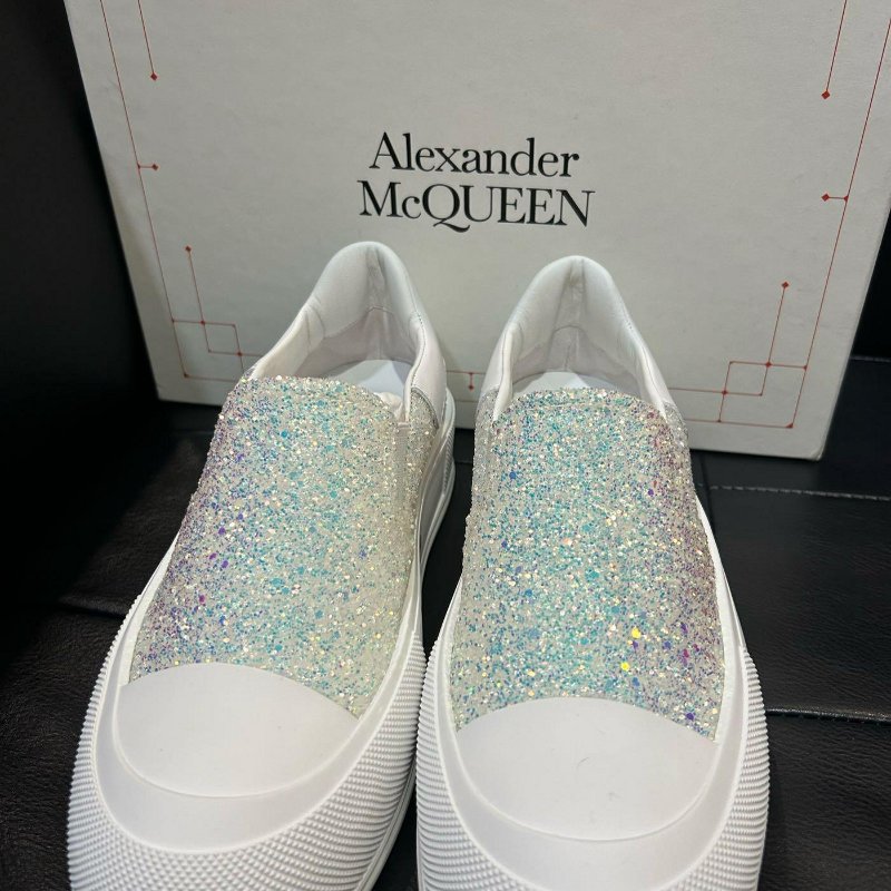 💎Han's house精品服飾💎ALEXANDER MCQUEEN MCQ 亮片 皮革鞋-2
