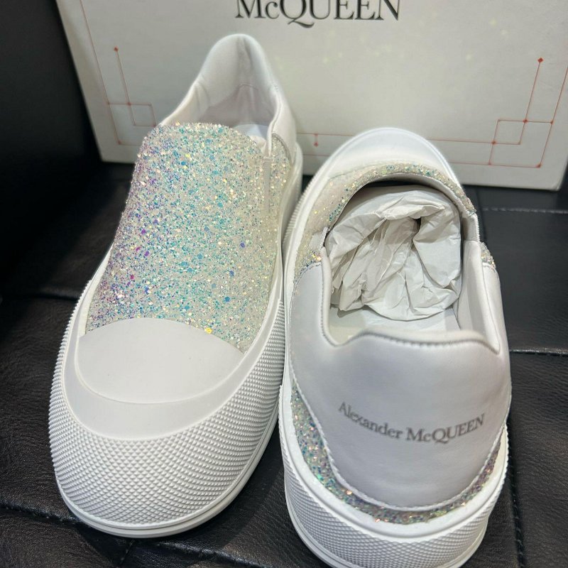 💎Han's house精品服飾💎ALEXANDER MCQUEEN MCQ 亮片 皮革鞋-5