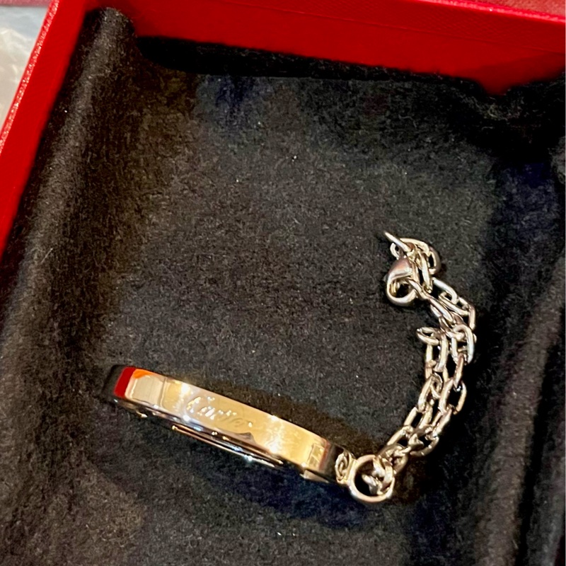 近全新 Cartier卡地亞正品2C熱門吊飾鑰匙圈-15