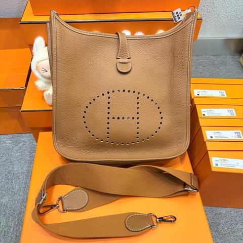 Hermes 愛馬仕 evelyne29 金棕銀  tc皮 閒置新