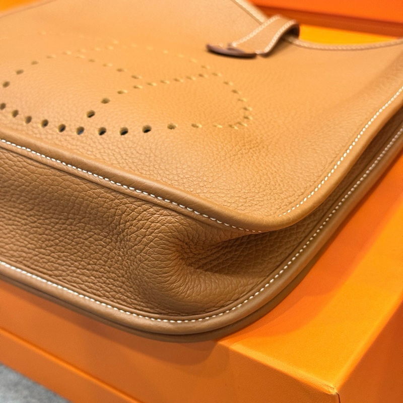Hermes 愛馬仕 evelyne29 金棕銀 tc皮 閒置新-6