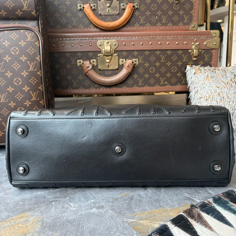 DIOR 格紋鏈袋購物包-3