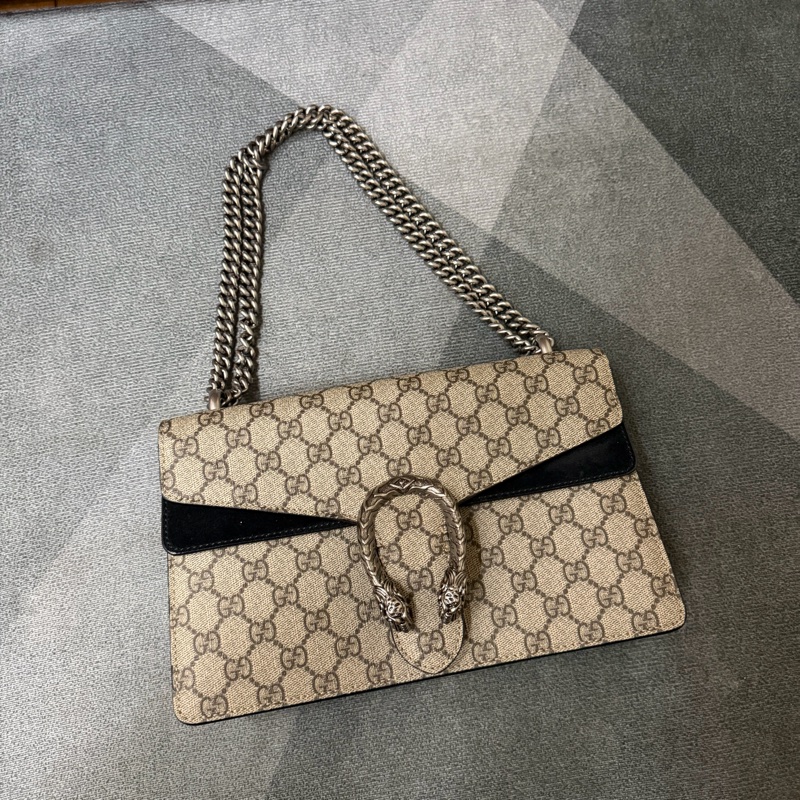 Gucci經典Dionysus酒神鏈條包(中號)-0