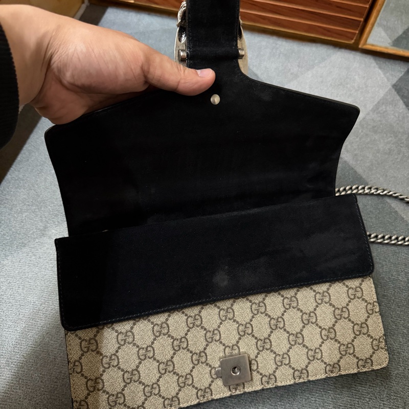 Gucci經典Dionysus酒神鏈條包(中號)-7