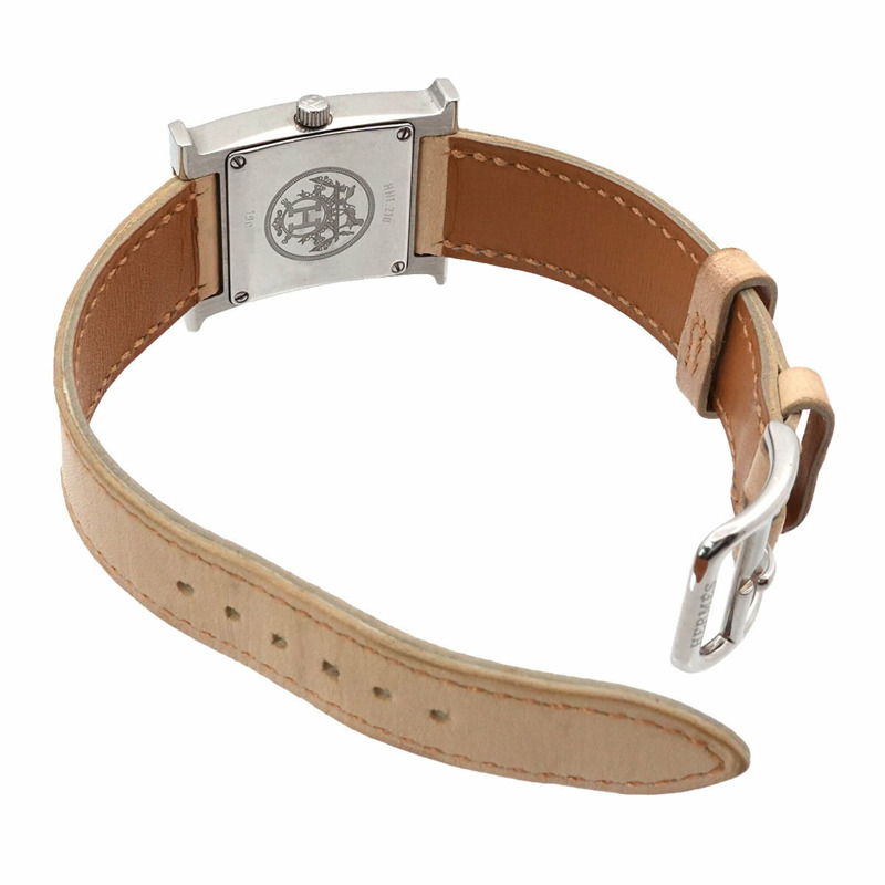 愛馬仕 H-Watch HH1 210 女士腕錶 粉紅錶殼石英錶-3