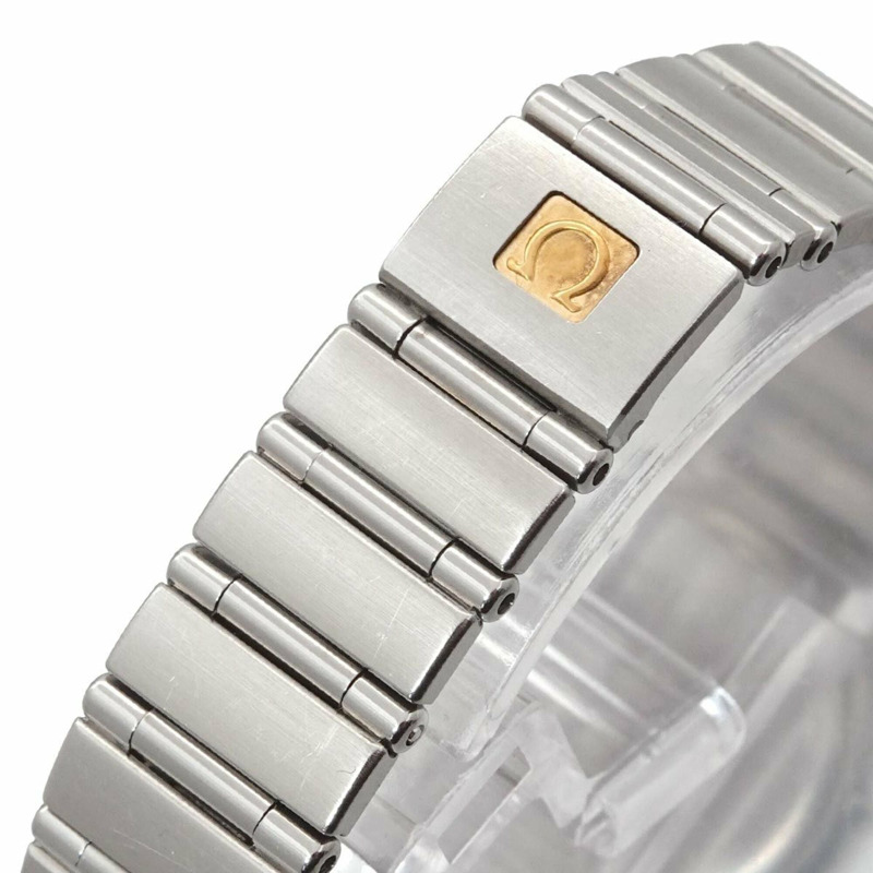 歐米茄星座系列迷你款 My Choice 1566 76 4P 鑲鑽錶圈女錶 12P 白色錶殼石英錶-5