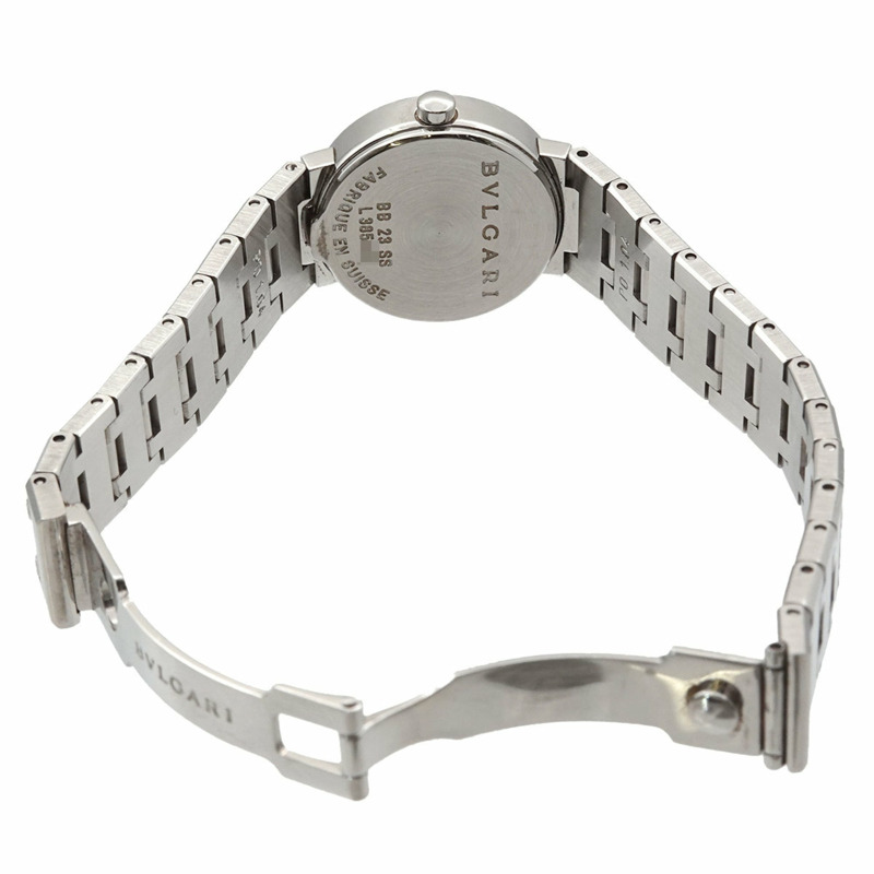 寶格麗 BB23SS 女士腕錶,日期顯示,黑色石英錶-3