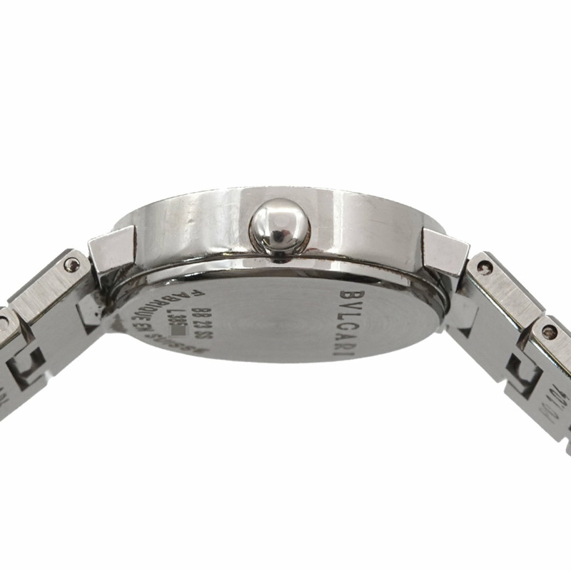 寶格麗 BB23SS 女士腕錶,日期顯示,黑色石英錶-4