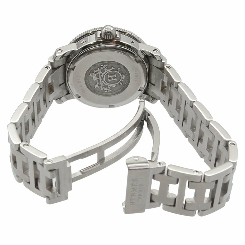 愛馬仕 CL5 210 女士腕錶，日期顯示，白色石英錶-4