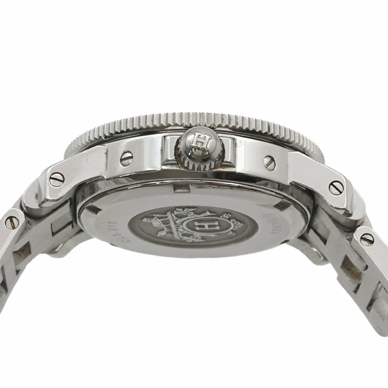 愛馬仕 CL5 210 女士腕錶，日期顯示，白色石英錶-5