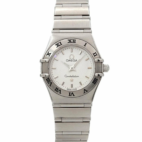 歐米茄星座系列迷你1562 30女錶，銀色，石英錶