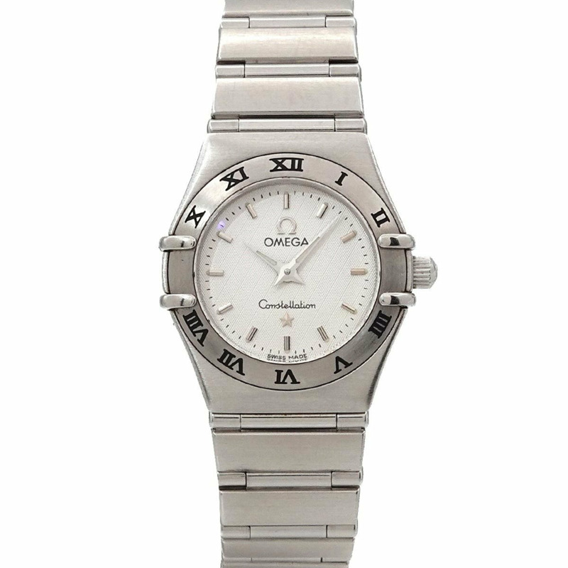 歐米茄星座系列迷你1562 30女錶，銀色，石英錶-0