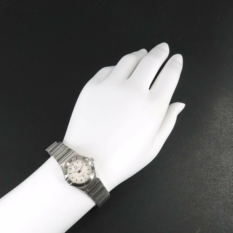 歐米茄星座系列迷你1562 30女錶，銀色，石英錶-2