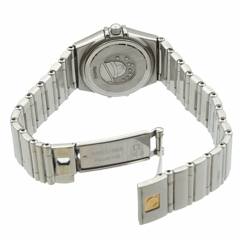 歐米茄星座系列迷你1562 30女錶，銀色，石英錶-3