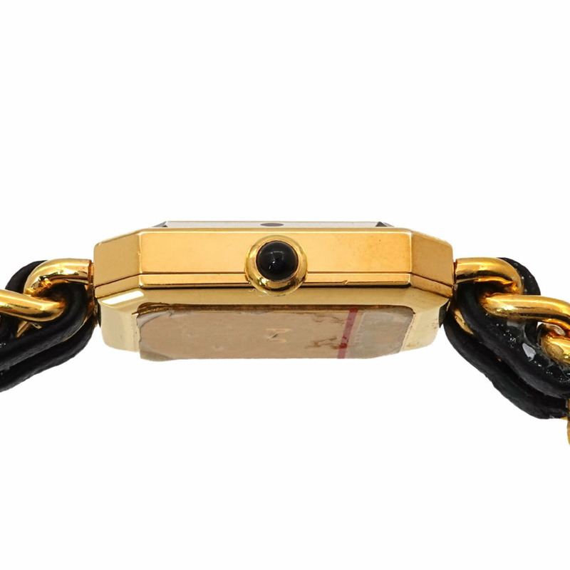 香奈兒 Premiere H0001 女士腕錶，M 碼，黑色和金色，石英機芯。-4