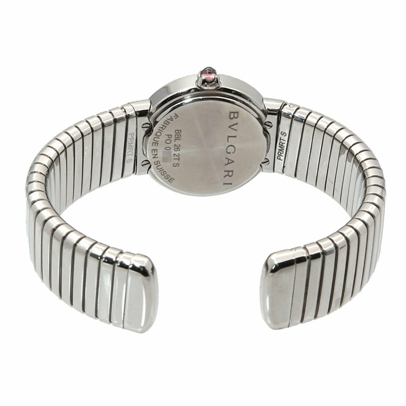 寶格麗 Tubogas BBL262TS 女士腕錶 黑色石英錶-3